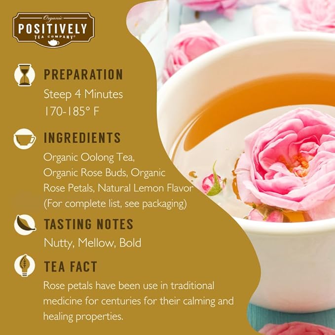 Organic Positively Tea Company, Oolong Tea Sampler, Loose Leaf, 4 Ounce, 3 Pack - Bloomnest