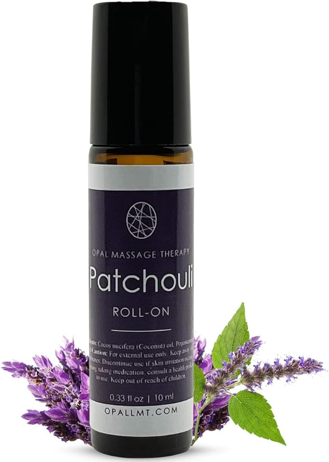 Premium Essential Oil Roll On Opal Massage Therapy (Patchouli) - Bloomnest