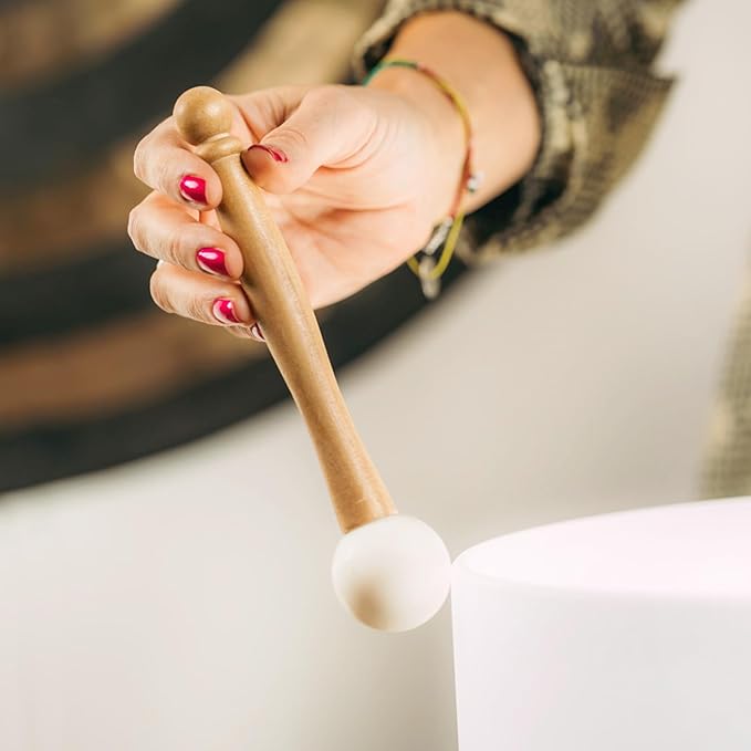 Rubber Mallet Design And Materialscontribute to its Excellentresonance And long Echotime, Making it a Favoriteamong Crystal Singing Bowlenthusiasts - Bloomnest