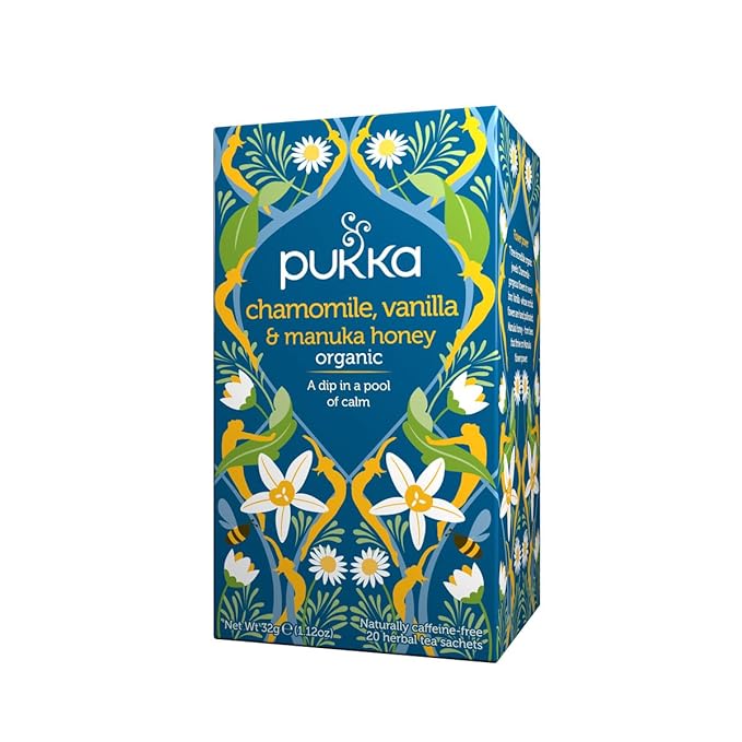 Pukka Tea Bags, Organic (Elderberry + Echinacea, Matcha Green,Chamomile Vanilla & Manuka Honey, & Three Ginger) (1ea) (Variety Pack) - Bloomnest
