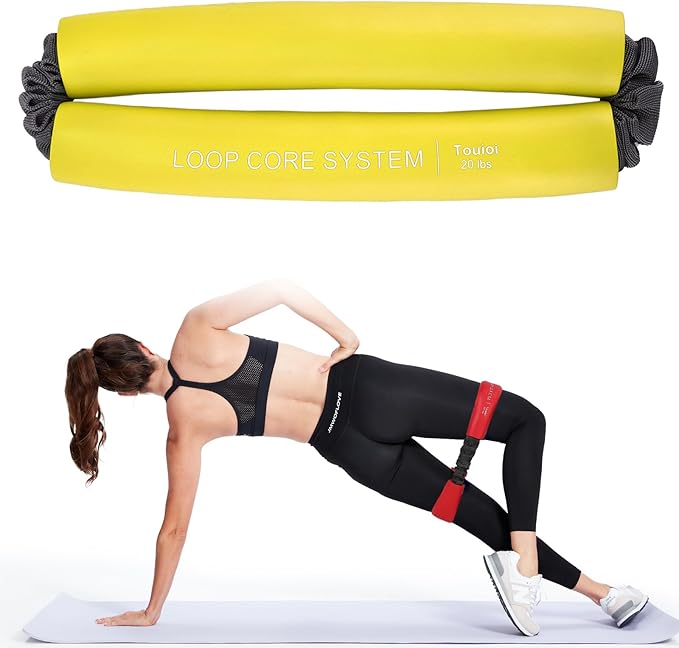Hip & Core System, Resistance Loop to Stretch, Core Fitness Glute Workout Bands - Bloomnest