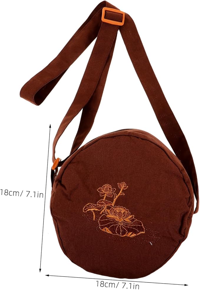 BESPORTBLE Portable Meditation Singing Bowl Bag Durable Storage Pouch for Tibetan Bowls Lightweight and Convenient for Travel Friends and Family - Bloomnest
