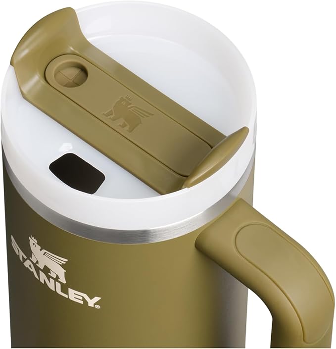 Stanley Quencher H2.0 Tumbler with Handle and Straw 30 oz | Flowstate 3-Position Lid | Cup Holder Compatible for Travel | Insulated Stainless Steel Cup | BPA-Free | Exclusive Thyme