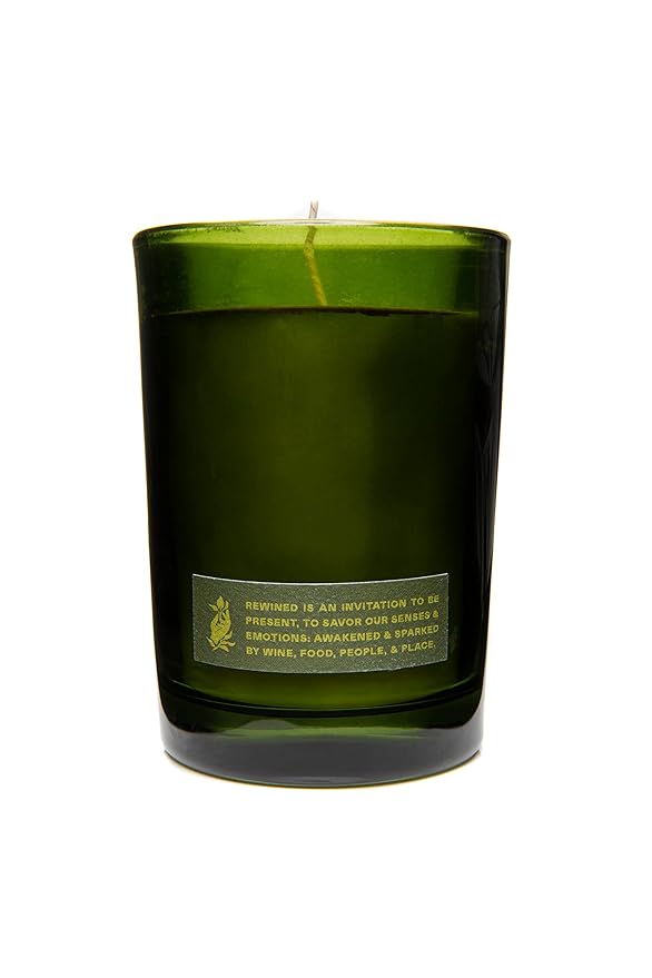 Rewined - Premium Merlot Scented Candles, 6 oz. - Velvety Smooth, Smoky Scented with Notes of Violet, Plum & Tobacco Leaf - Non Toxic Candles - Bloomnest