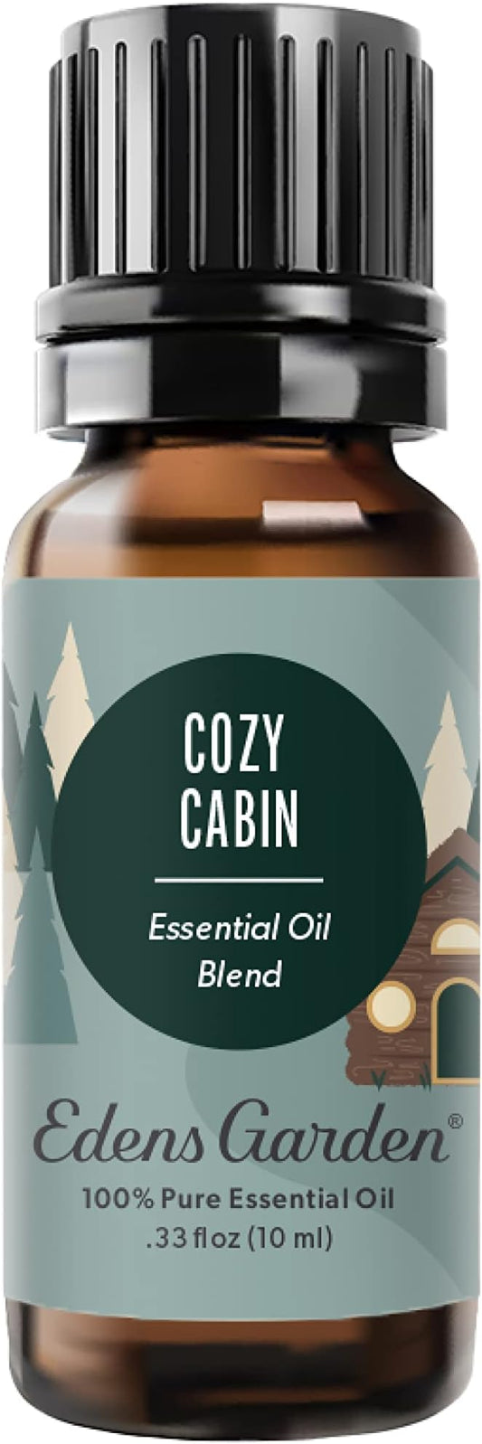 Edens Garden Cozy Cabin Essential Oil Blend- 100% Pure Premium Grade, Undiluted, Natural, Therapeutic, Aromatherapy, The Best for Diffusing, Candle, Laundry, Humidifiers 10 ml (.33 fl oz) - Bloomnest