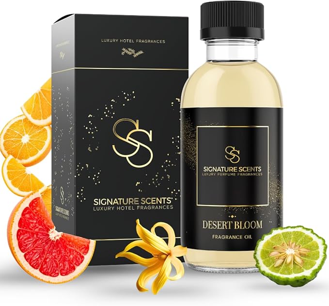 Luxury Hotel Inspired Fragrance Oils for Diffusers (4.05 Fl Oz, Desert Bloom) - Bloomnest