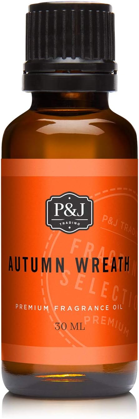 P&J Fragrance Oil Autumn Wreath Scented Candle 30ml PJTrading
