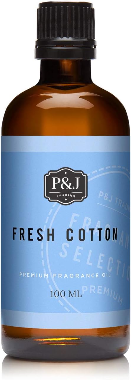 P&J Trading - Fresh Cotton Scented Oil 100ml - Fragrance Oil for Candle Making, Soap Making, Diffuser Oil - Bloomnest
