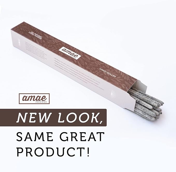 Authentic 100% White Copal Incense Sticks - Thick, Natural Mayan Resin for Spiritual Practices, Meditation, Yoga, Cleansing, Relaxation - Smooth Burning, Long Lasting, Handmade in Mexico - 40 Sticks