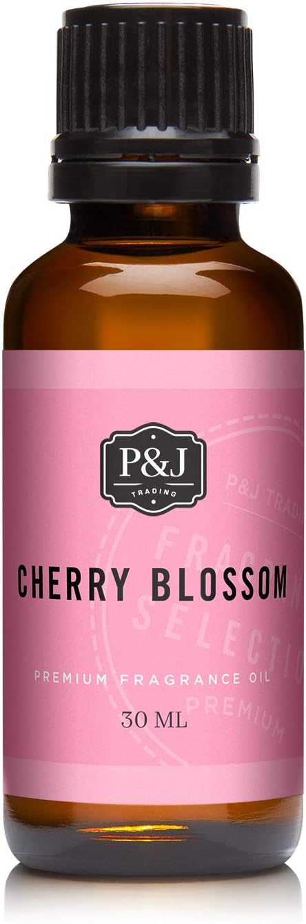 P&J Trading - Cherry Blossom Scented Oil 30ml - Fragrance Oil for Candle Making, Soap Making, Diffuser Oil PJTrading