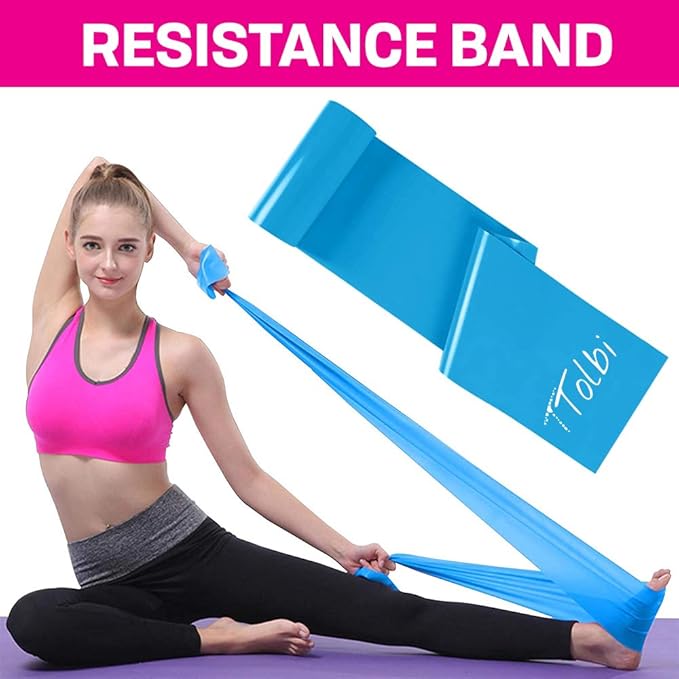 Stretching Strap with Door Anchor & Resistance Band – Improve Leg Stretch Flexibility for Splits, Ballet, Dance, Cheer, Yoga & Gymnastics - Home Leg Stretcher Trainer Equipment Stuff for All Levels - Bloomnest