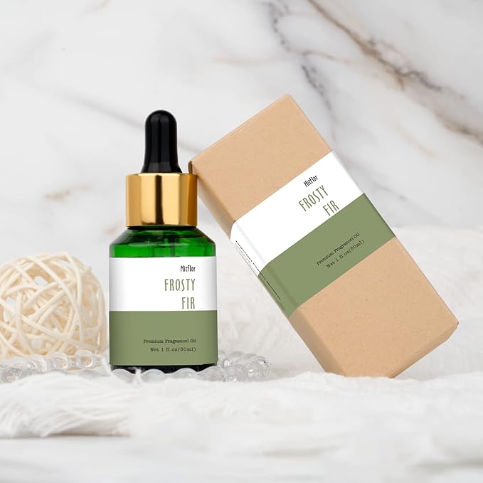 Frosty Fir Fragrance Oil, MitFlor Single Diffuser Essential Oil, Large Size Premium Grade Fragrance Oil for Soap & Candle Making, Aromatherapy Oil, Refreshing & Forest Scent for Home Fragrance, 30ml - Bloomnest