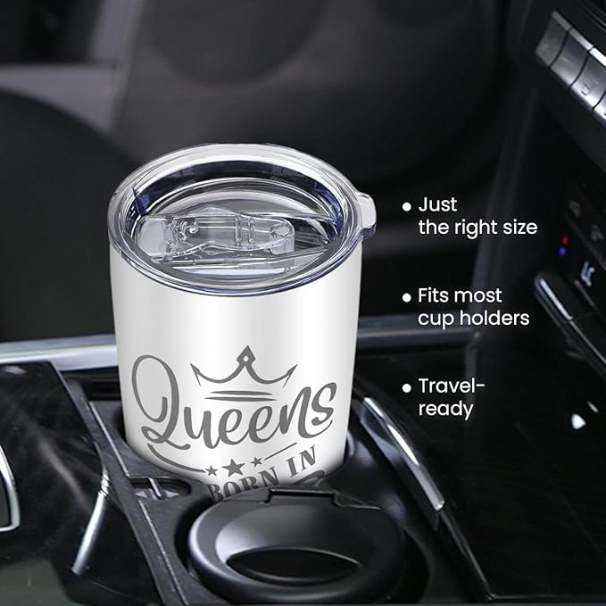 Birthday Gifts for Women Personalized Birth Flower Tumbler 20oz 30oz Stainless Steel Coffee Cups, Gifts for Best Friends Mom Wife Grandma, Custom Birth Flowers with Names - Bloomnest