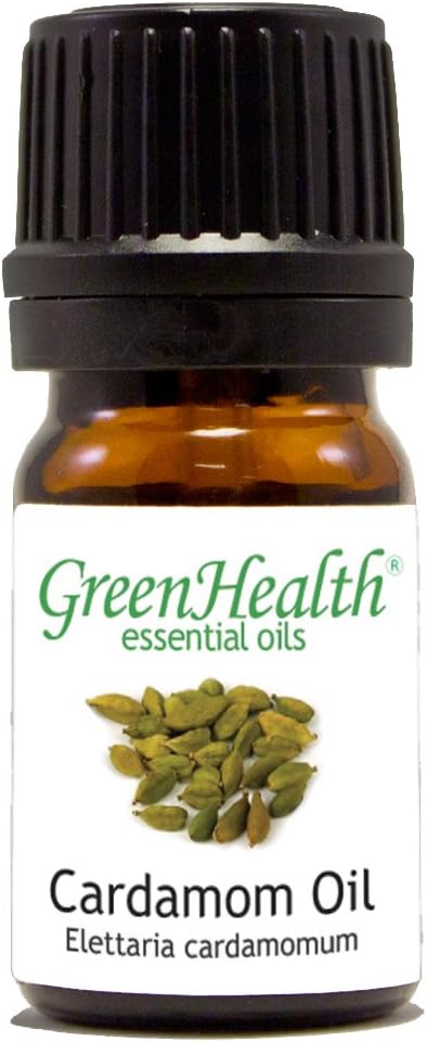 GreenHealth - 5 ml Cardamom Essential Oil - 100% Pure Greenals