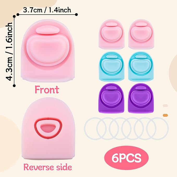 6 Sets Replacement Stopper and O Ring Gasket Compatible with Owala FreeSip 24oz 32oz,Water Bottle Lid Insert Cap Rubber Seal Parts for Owala 16/19/24/32/40oz Mouthpiece Accessories F3 Frokolla