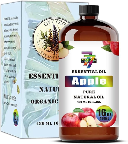 Apple Essential Oil (16 oz/480 ml) — Apple Oils for Aromatherapy, diffusers, humidifiers, Home fragrances, DIY Skin Care, Soap Making, DIY Candle, Yoga, and Meditation - Bloomnest