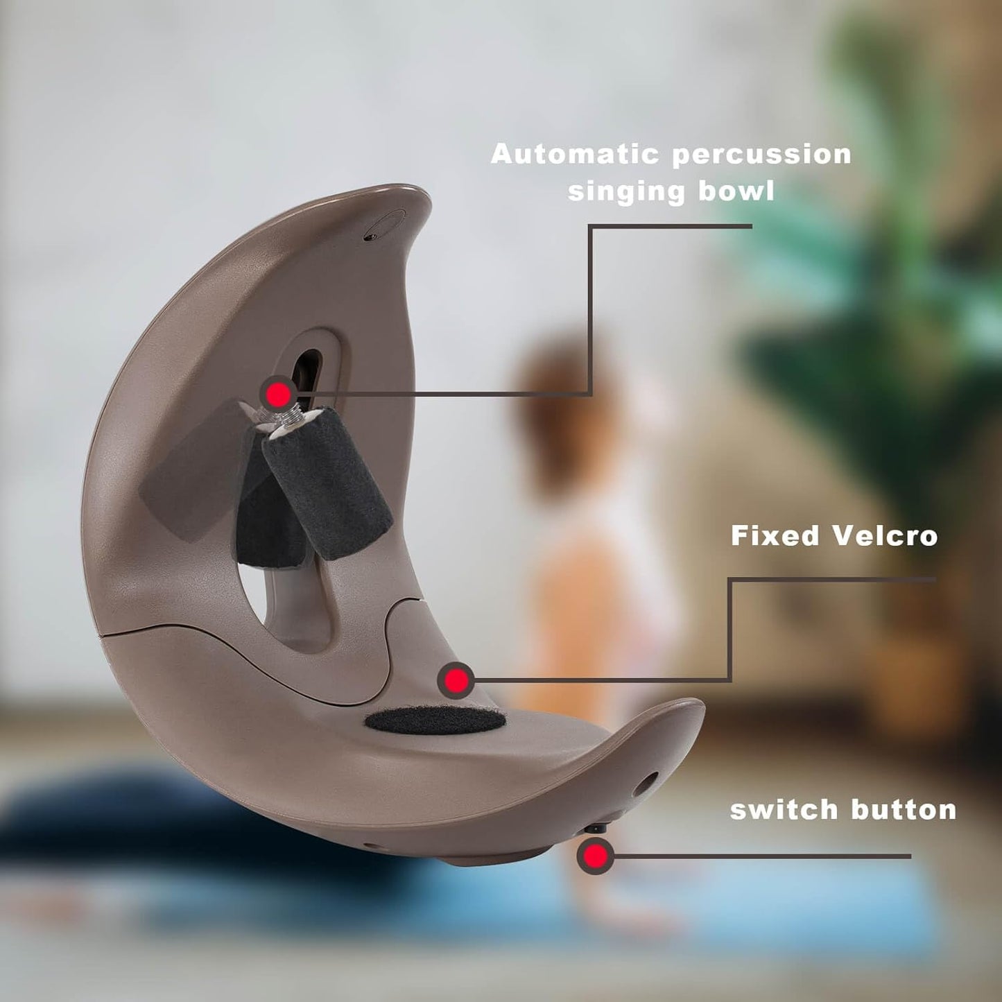 Automatic Singing Bowl Set,8" Tibetan Singing Bowl by Nepalese Handicraft, Master-level Himalayan Sound Healing Suitable for Yoga, Meditation&Relaxation, Mindfulness, Healing and Chakra Balancing