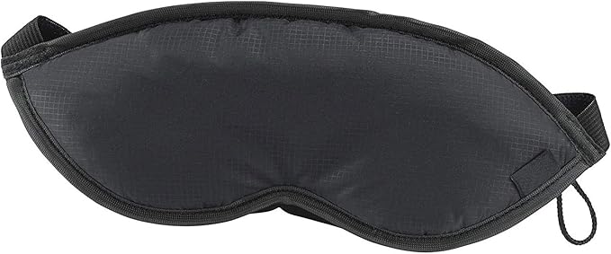 Lewis N. Clark Men's Travel Comfort Eye Mask with Adjustable Straps, Black, 1 Count (Pack of 1) - Bloomnest