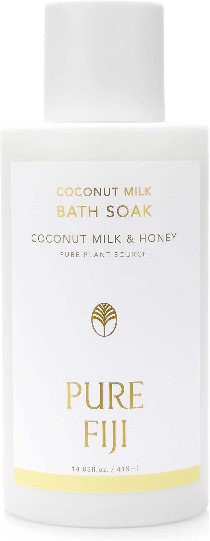 Pure Fiji Coconut Milk Bath Soak, Coconut Milk & Honey (14oz/415ml) - Bloomnest