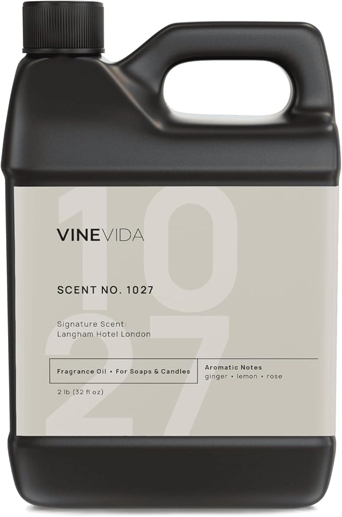 VINEVIDA Scent NO. 1027 Fragrance Oil for Cold Air Diffusers - 32oz (2lbs) - Inspired by: Langham Hotel London Hotel Scents for Home - Diffuser Oil VINEVIDA