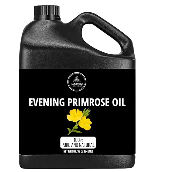 Naturevibe Botanicals Evening Primrose Oil 32 Ounces | 100% Pure and Natural | Great for Skin Care and Hair Care - Bloomnest