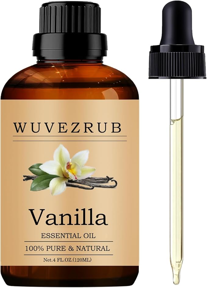 Vanilla Essential Oils, 120ML Pure and Natural Essential Oil for Aromatherapy Diffuser - Vanilla /4 Fl Oz - Bloomnest