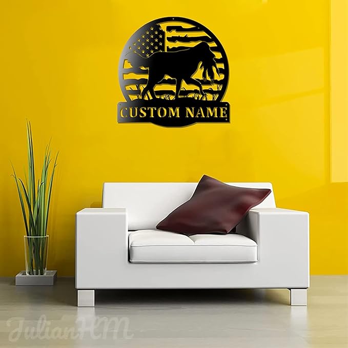 Lovely POD Personalized Metal Sign - Custom Duck Hunting Art With Led Lights, Hunter Name Decor, Home Wall Hanging - Bloomnest