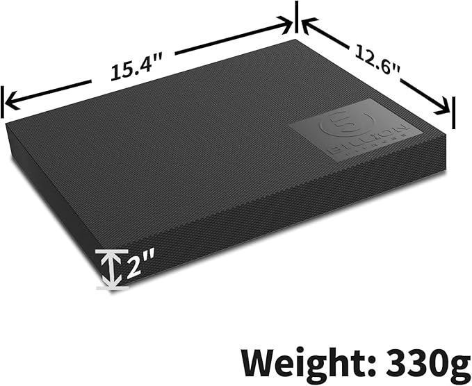 Foam Balance Pad(Large or XL),5BILLION Stability Pad for Physical Therapy,Non-Slip Exercise Balance Pad for Balance workouts,Yoga Knee Pad for Gym Fitness Stretching Pilate - Bloomnest