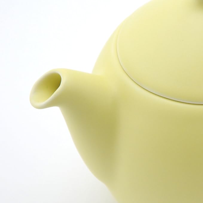 FORLIFE Dew Teapot with Basket Infuser, Lemon Grass, 14 oz/414ml