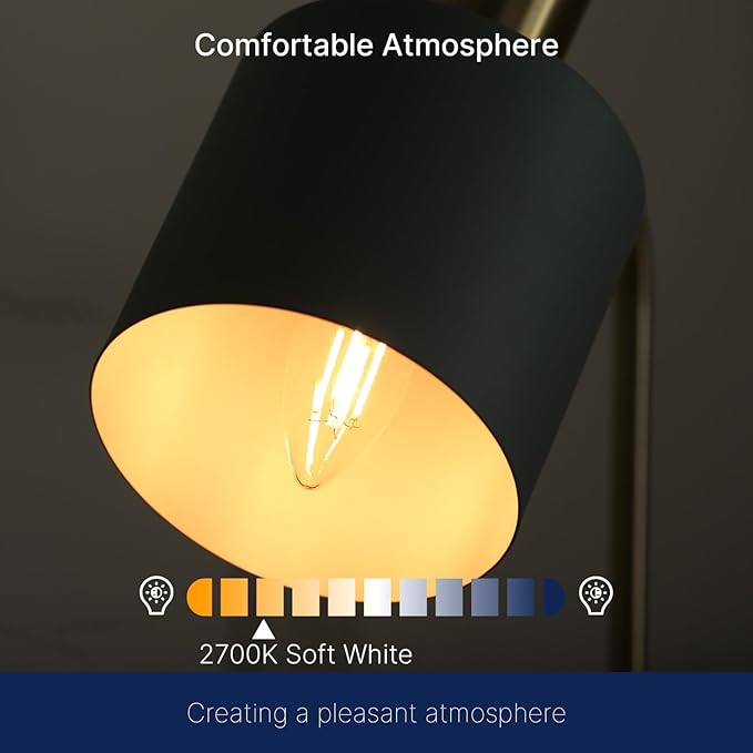 FLSNT 100W Equivalent LED Candelabra Bulbs, 800LM Dimmable B11 E12 LED Chandelier Light Bulbs, 5.5W, 2700K Soft White, 12 Pack UL,CA65 Listed. - Bloomnest