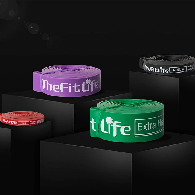 TheFitLife Pull Up Assistance Bands- Resistance Bands for Working Out, Long Workout Bands for Exercise, Fitness Band for Pullup Assist, a Substitute of Dumbbell Set and Kettlebells, Barbell - Bloomnest