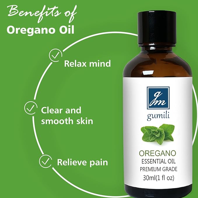 Oregano Essential Oil 1 Oz - 100% Pure & Natural Oregano Oil for Skin, Diffuser, Massage & Aromatherapy - 30ml - Bloomnest