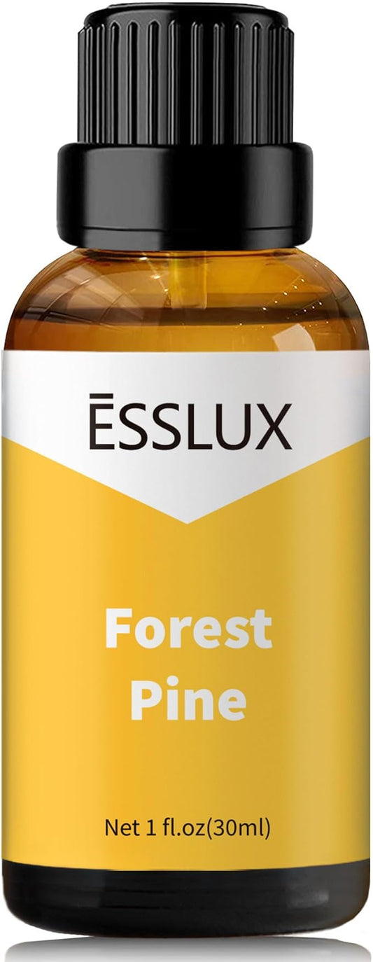 Forest Pine Fragrance Oil - ESSLUX Essential Aromatherapy Scented Oils for Diffuser, Candle Soap Making Scents, Massage, Perfume, Home Fragrance, 30 ml - Bloomnest