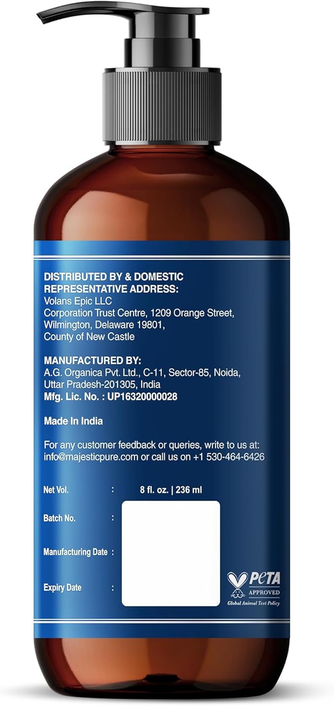 MAJESTIC PURE Vanilla Passion Massage Oil for Massage Therapy - Refreshing, and Relaxing - Natural Oils with Vanilla Oil, Coffee Oil & Shea Butter - for All Skin Types - Men and Women - 8 fl oz - Bloomnest