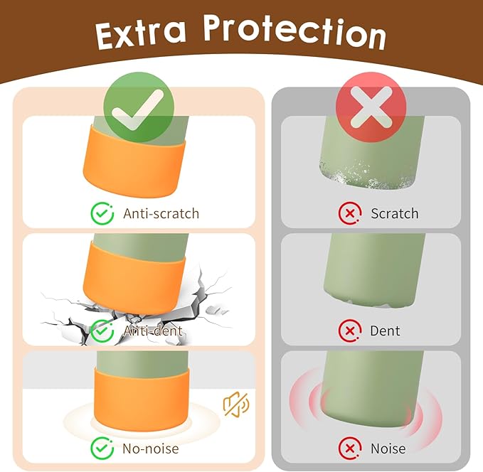 2PCS Silicone Water Bottle Boot, Compatible with Owala 24oz 32oz 40oz, Protective Anti-Scratch & Anti-Dent No Noise Sleeve Cover for FreeSip/Twist/Flip Water Bottles (Citrus Crush, 24oz) BKBY