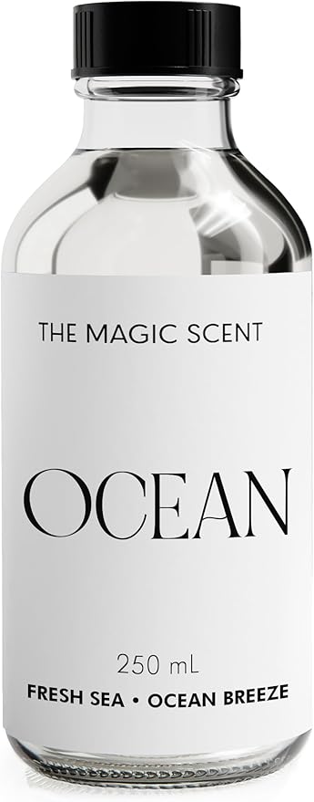 The Magic Scent Ocean Diffuser Oil - Hotel & Home Luxury Scents Inspired by Bali Resort - Oil Scents for Home Designed for Use in All Diffusers - 8.5 fl oz, 250 mL - Bloomnest