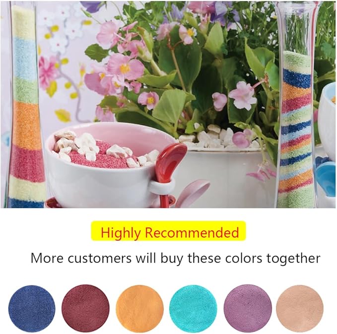 HappyFiller Light Purple Sand Fine Unity Sand with Storage Container for Wedding Ceremony,Art Crafts,Decorative Vase Fillers,Candle Holder,Home Decoration,28 OZ - Bloomnest