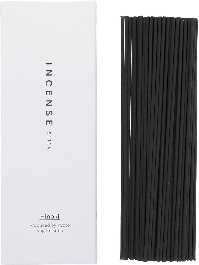 Kyoto Hinoki Incense Sticks - Japanese Temple Aroma, Ideal for Relaxation & Meditation, Approx. 60 Sticks (0.044 Pounds) - Premium Quality Incense for Spiritual & Home Use Nagomikobo - Bloomnest