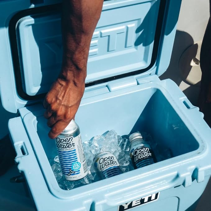 Open Water Still Bottled Water with Electrolytes in 16-oz Aluminum Bottles (1 Cases, 12 bottles - Still) | BPA-free and Eco friendly - Bloomnest