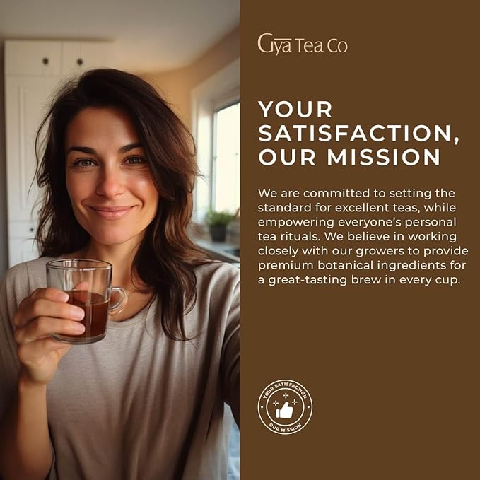 Gya Tea Co Caffeinated Cinnamon Orange Black Tea Pod (16 Count) - Smooth, Flavourful, Robust, Enjoy Hot or Iced - Bloomnest