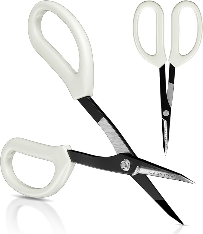 Precision Gardening Scissors Plant Trimming Pruning Shears Garden Pruners for Orchid Bonsai Hydroponic Flower Clipper Garden Snip 8 Inch Long - Bloomnest
