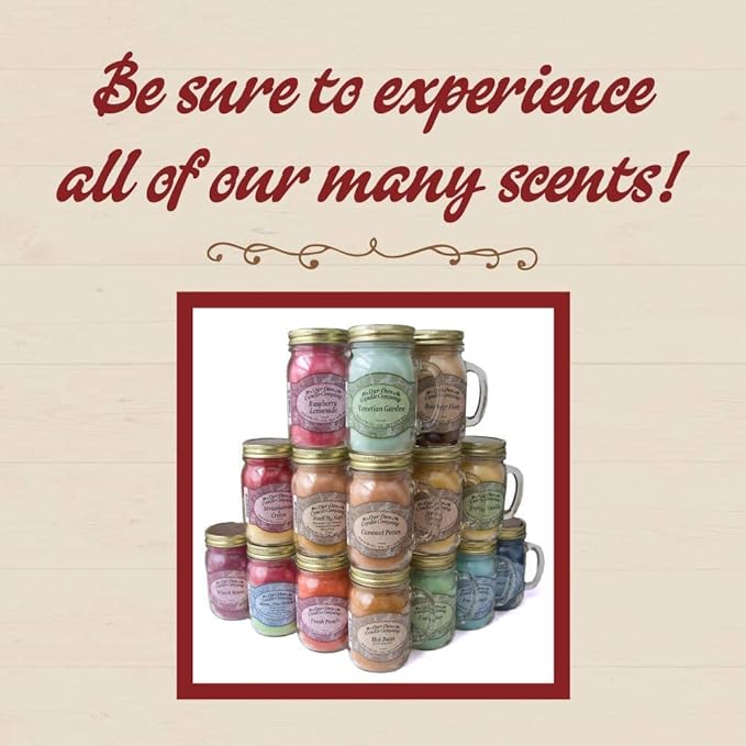 Our Own Candle Company Black Raspberry Vanilla Scented Mason Jar Candle, 100 Hour Burn Time, 13 Ounces - Bloomnest