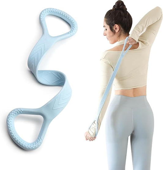 Figure 8 Resistance Band, Resistance Bands for Working Out Chest Arm and Shoulder Stretch Exercise Equipment for Yoga, Pilates, Stretching Daily Training is Easy to Carry - Bloomnest