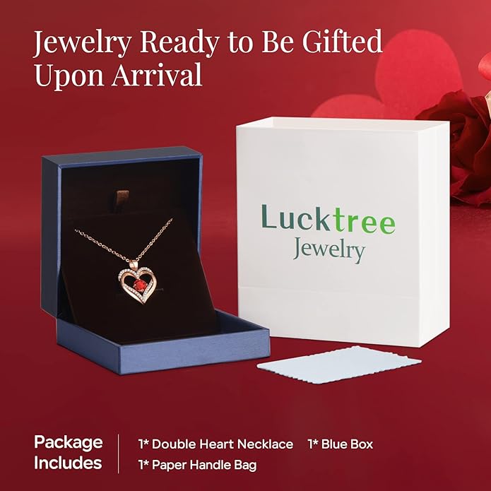 18K Rose Gold Necklaces for Women Birthday Gifts for Women Jewelry for Women Birthday Gifts for Wife Girlfriend Daughter Wife Birthday Gifts for Anniversary Mothers Day Christmas Valentines Gifts - Bloomnest