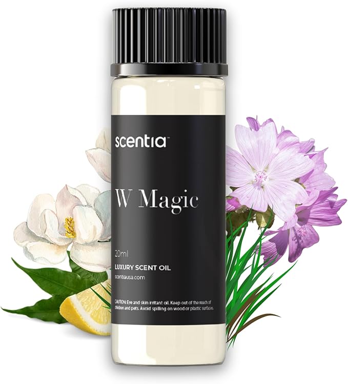Scentia W Magic Hotel Diffuser Oil Inspired by W Signature Hotel - 20 mL 0.67 fl oz - Aromatherapy Oil for Diffusers, Candle Making & DIY Crafts - Bloomnest