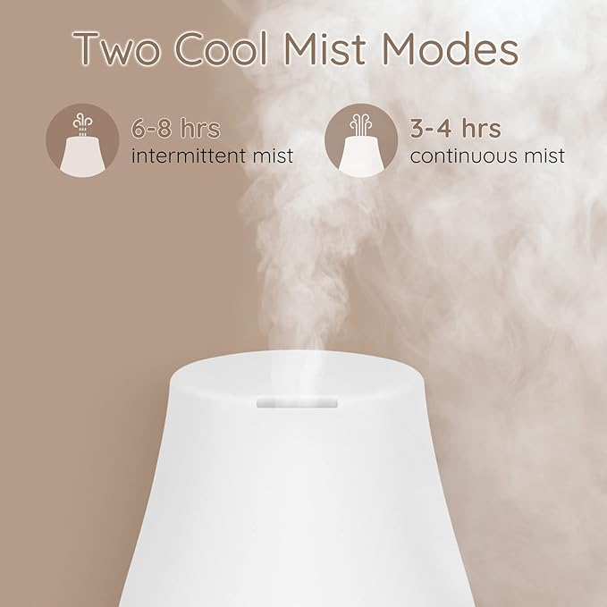 Aromatherapy Essential Oil Diffuser for Room: Air Humidifier Aroma Scent Cool Mist Diffusers Colorful Light Cute Mini Small Waterless Auto Off Ultrasonic for Home Bedroom - Bloomnest