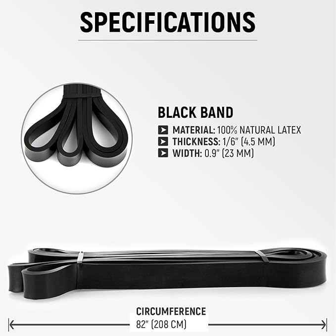 Pull Up Assist Bands - Heavy Duty Resistance Bands for Body Stretching, Powerlifting, Resistance Training - Bloomnest