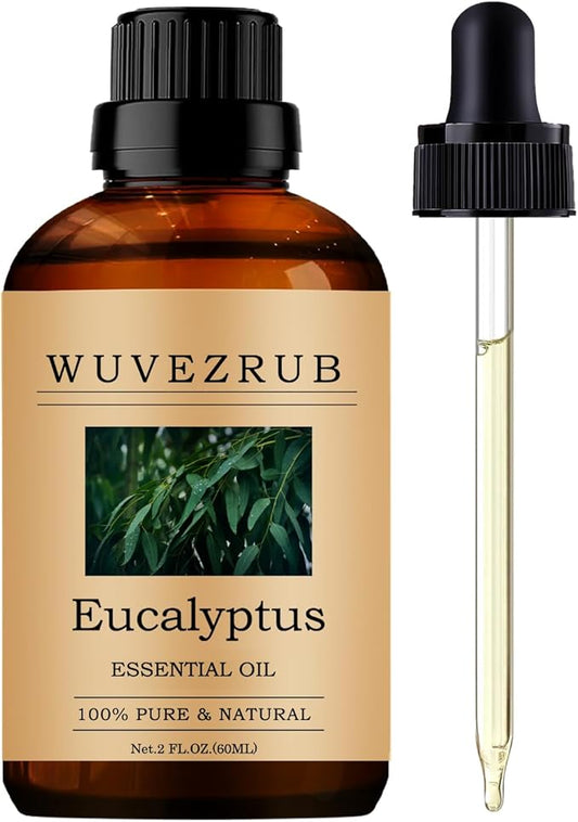 Eucalyptus Essential Oil, 60ML 100% Pure and Natural for Aromatherapy Diffuser - 2 Fl Oz - Bloomnest