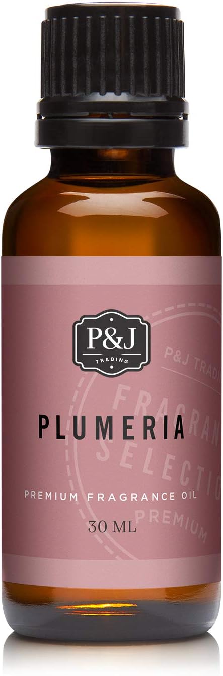 P&J Trading Fragrance Oil | Plumeria Oil 30ml - Candle Scents for Candle Making, Freshie Scents, Soap Making Supplies, Diffuser Oil Scents PJTrading