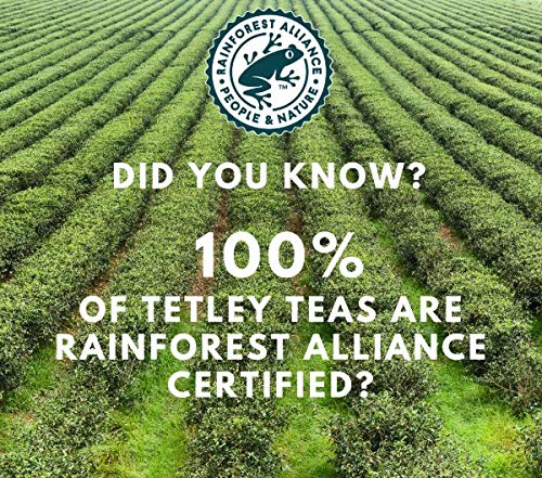 Tetley British Blend Premium Black Tea, 320 Teabags, Rainforest Alliance Certified - Bloomnest